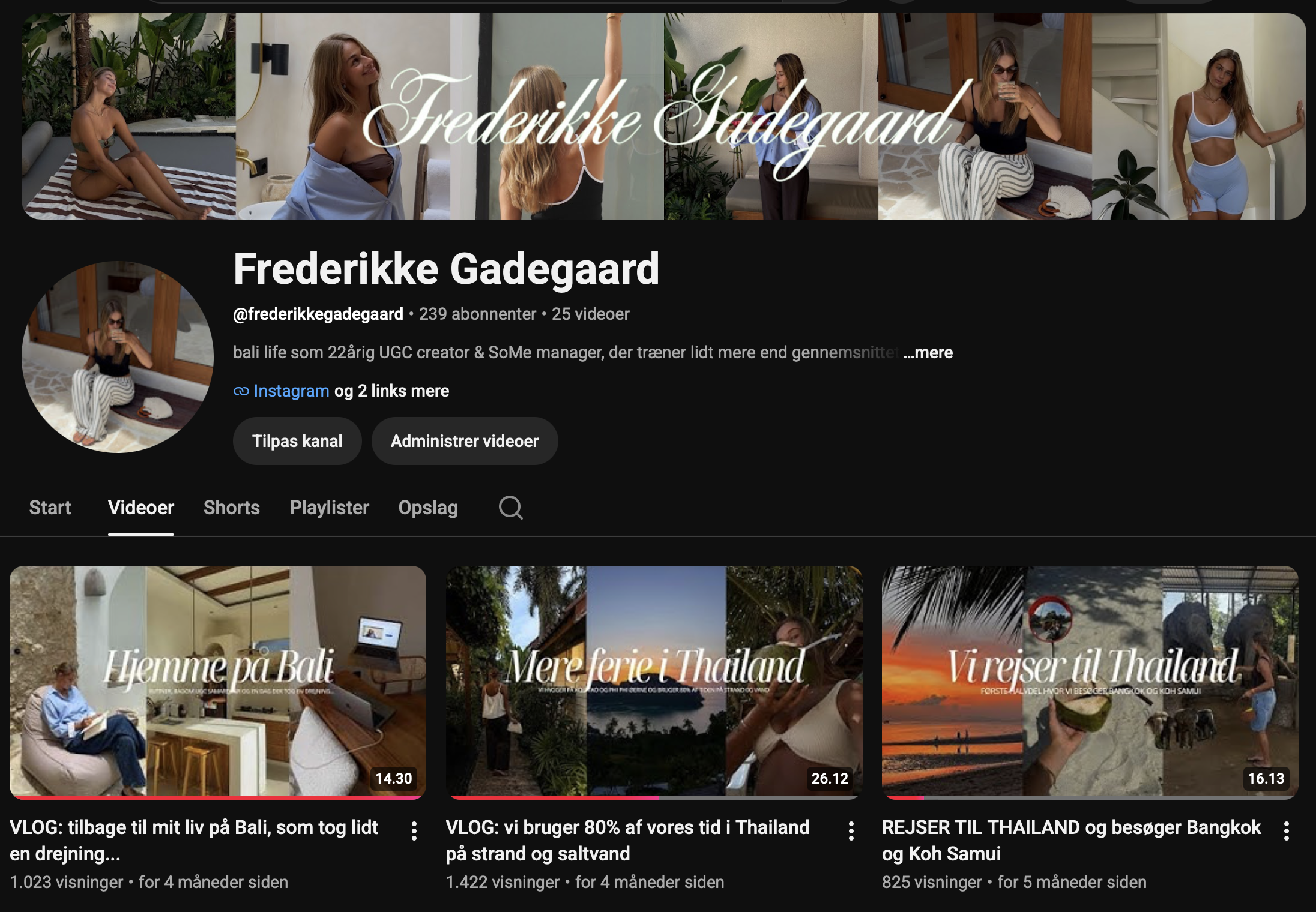 YouTube banner